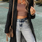 Openwork Open Front Long Sleeve Cardigan