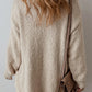 Pocketed Button Up Long Sleeve Cardigan