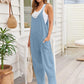 V-Neck Spaghetti Strap Jumpsuit