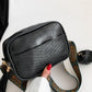 Tassel PU Leather Printed Strap Cassette Crossbody Bag