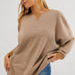 Round Neck Long Sleeve Sweatshirt