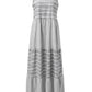 Tiered Striped Sleeveless Cami Dress