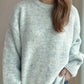 Round Neck Long Sleeve Sweater