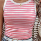 Striped Round Neck Tank