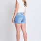 Missy WannaBettaButt 3 Button Cuffed Shorts: 12 / RIPS+WHISKERS S2658