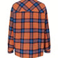 Plaid Collared Neck Long Sleeve Shirt