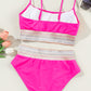 Scoop Neck Spaghetti Strap Two-Piece Swim Set