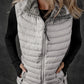 Pocketed Zip Up Vest