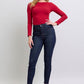 Judy Blue Full Size Heart Shaped Back Pockets Skinny Jeans