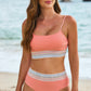 Scoop Neck Spaghetti Strap Bikini Set