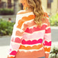 Boat Neck Long Sleeve Sweater