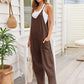 V-Neck Spaghetti Strap Jumpsuit