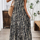 Printed Scoop Neck Maxi Cami Dress