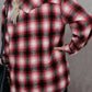 Full Size Plaid Collared Neck Long Sleeve Shirt