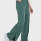 Slit Wide Leg Active Pants