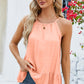 Tied Ruffled Round Neck Cami