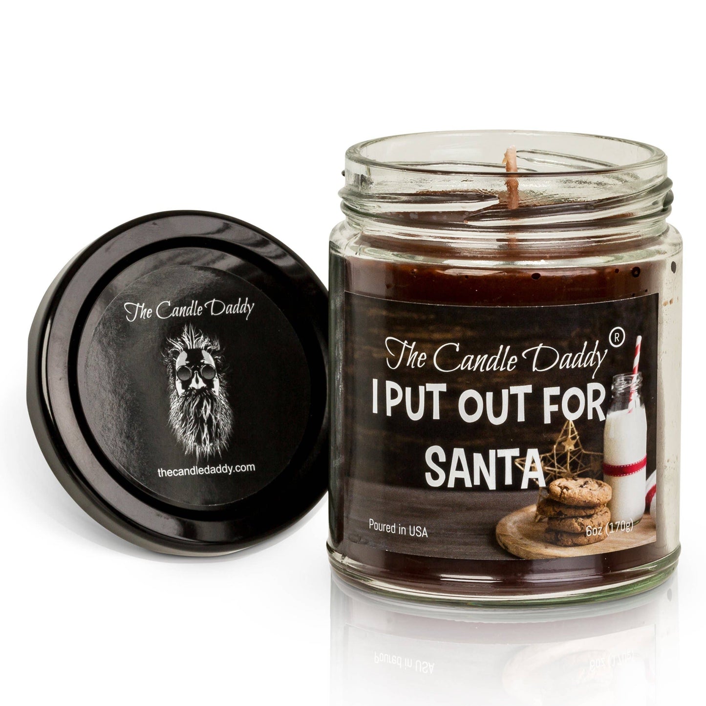 I Put Out For Santa Holiday Candle - Funny Snickerdoodle