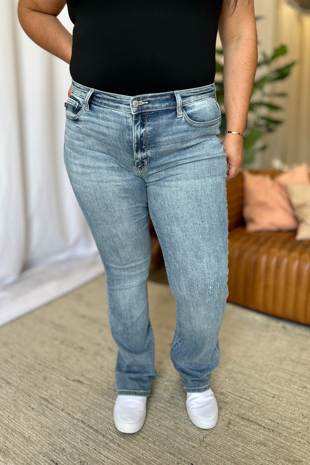 Bella Judy Blue Full Size Medium Rise Bootcut Jeans