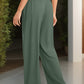 Pocketed High Waist Wide Leg Pants