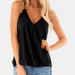 Full Size Surplice Spaghetti Strap Top