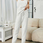 Fuzzy V-Neck Cami and Pants Lounge Set