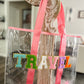 RTS: Clear Embroidered Chenille Letter Totes-