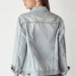 RISEN Distressed Button Up Jacket