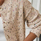 Confetti Button Up Long Sleeve Cardigan