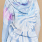 Drawstring Tie-Dye Long Sleeve Hoodie