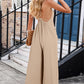 Scoop Neck Spaghetti Strap Jumpsuit