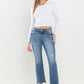 Lovervet Mid Rise Frayed Hem Jeans