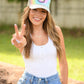 Tie Dye Smiley Hat