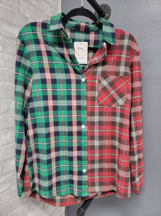 Grinch flannel