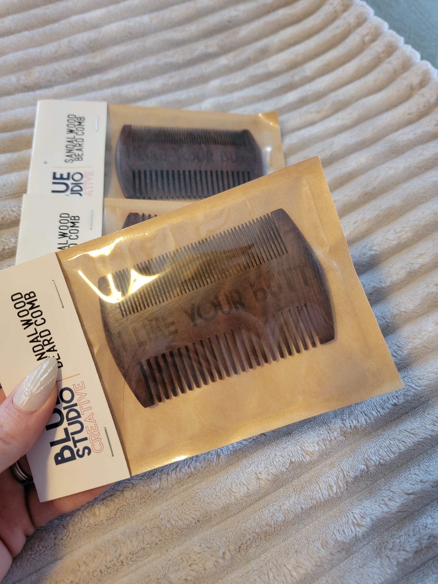 Wooden Beard Combs