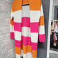 Color Block Cardi