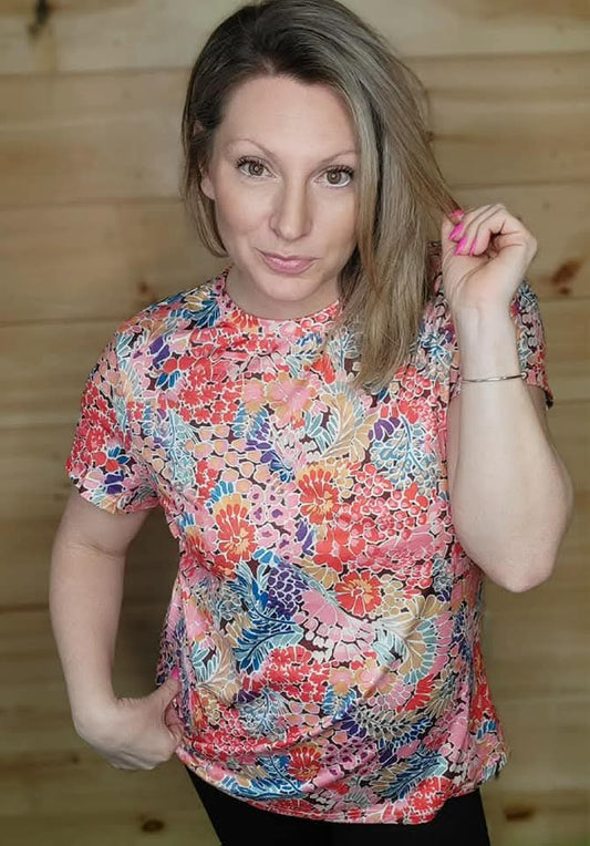 Floral tee
