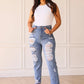 Grace & Emma Distressed Jeans