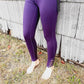 Mono B Purple Lattice Leggings