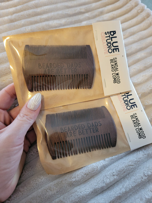 Wooden Beard Combs
