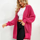 Open Front Dropped Shoulder Cardigan