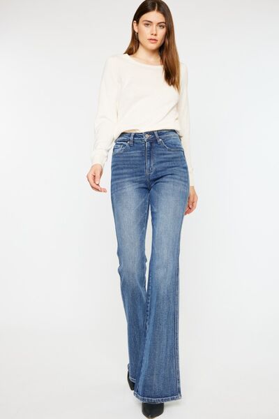 Kancan Willow Cat's Whiskers High Waist Flare Jeans