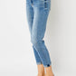 Judy Blue Caroline Cuffed Hem Slim Jeans