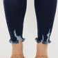 Kancan Wendy Cat's Whiskers Raw Hem High Waist Jeans