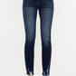 Kancan Wendy Cat's Whiskers Raw Hem High Waist Jeans