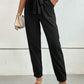 Tie Front Long Pants
