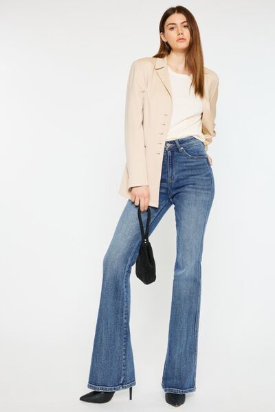 Kancan Willow Cat's Whiskers High Waist Flare Jeans