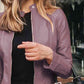 Mock Neck Zip Up Jacket