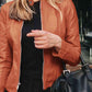 Mock Neck Zip Up Jacket