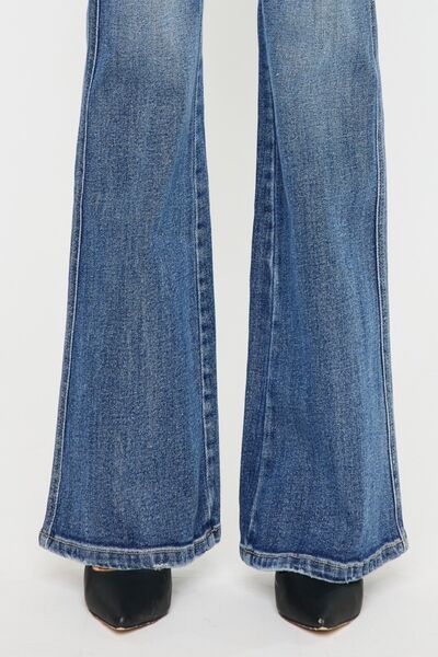 Kancan Willow Cat's Whiskers High Waist Flare Jeans