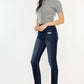 Kancan Wendy Cat's Whiskers Raw Hem High Waist Jeans